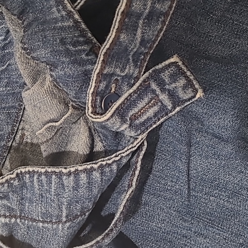 GAP DENIM CULOTTE OVERALLS - Picture 9 of 9